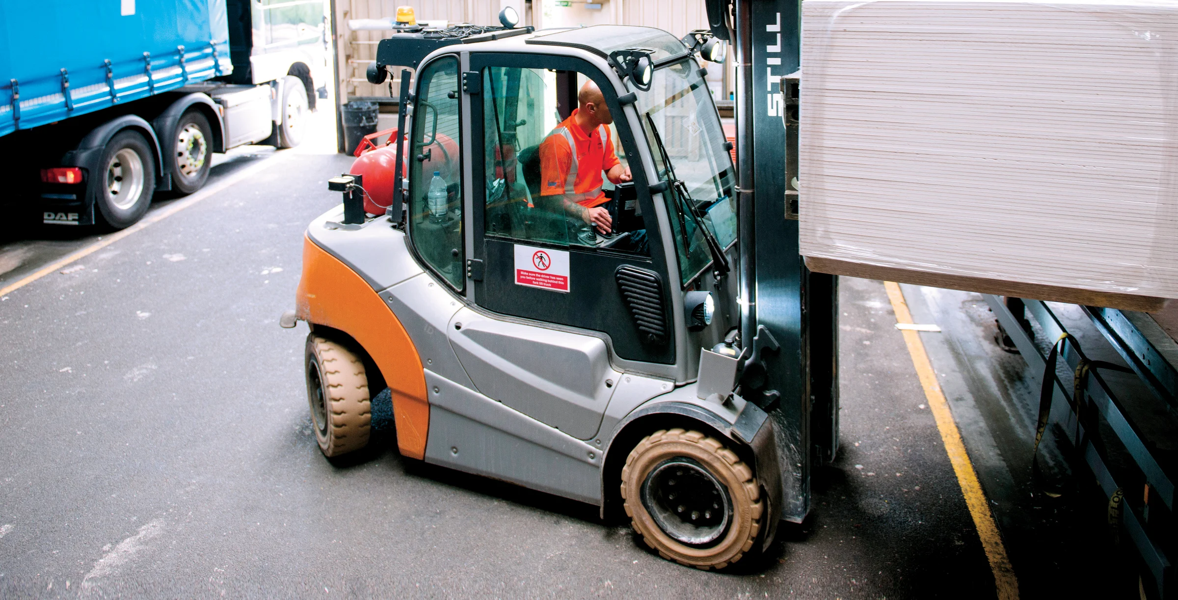 Forklift Loading Lorry