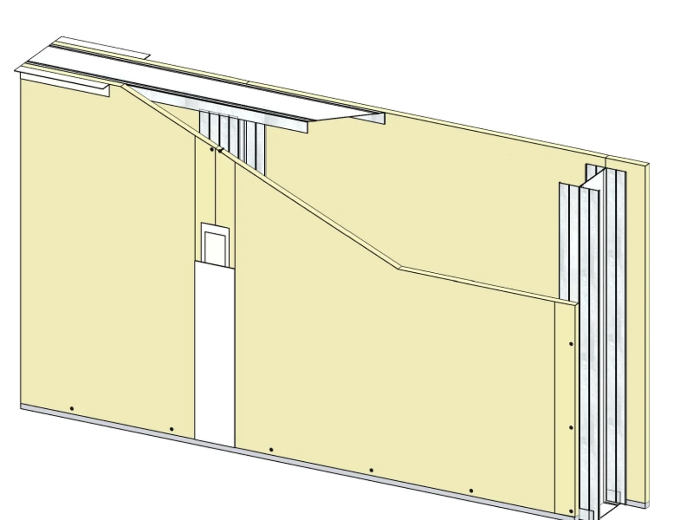 Cloison Knauf Oversize