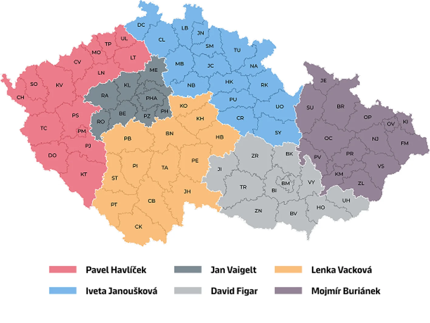 Mapa obchodních zástupců