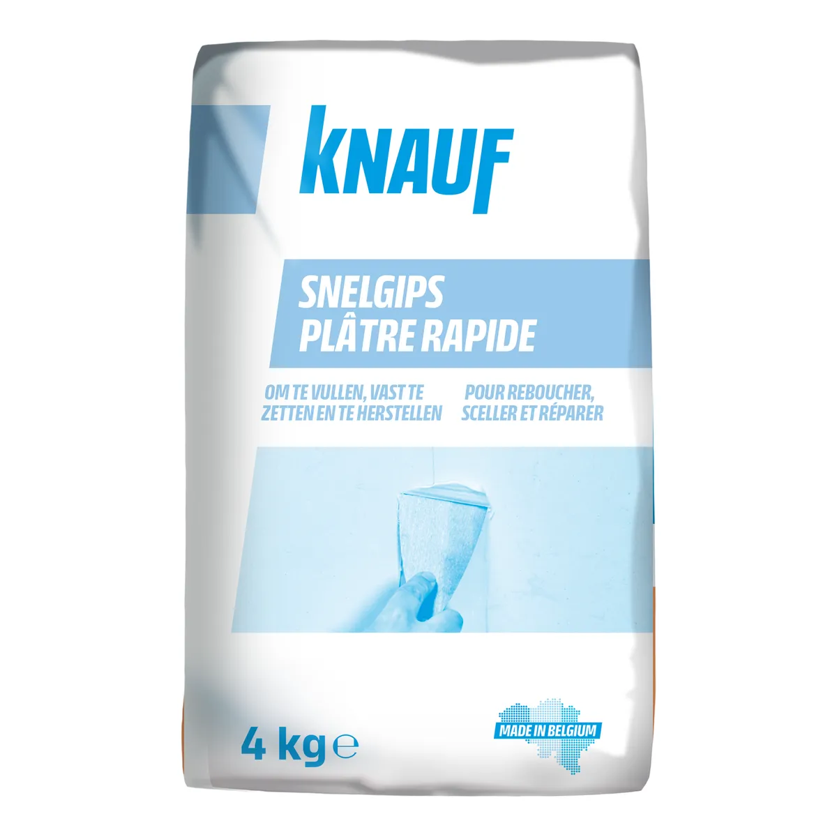 Knauf - Plâtre à prise rapide - Platre_rapide_4kg_PACK-PROD_C1N1_R