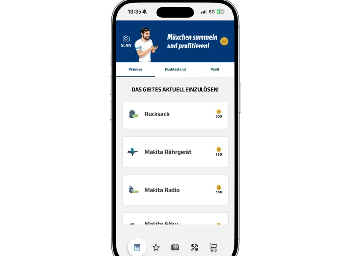 KnaufMAX Mäxchen sammeln Screenshot Prämien