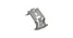 Knauf - Lidhëse kryq per profilet CD 60/27 - Cross connector for CD 60/27