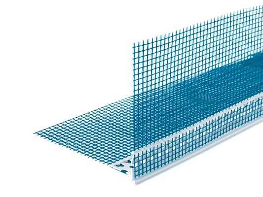 Knauf - მინაბადიანი კუთხოვანა საცვრით - 11602 Mesh corner angle drip edge