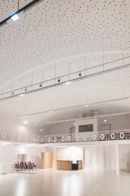 Knauf - Knauf Delta UFF - Décor Aléatoire 8/15/20R - Foyer Municipal - Maureillas las Illas 66 - Knauf Delta Aleatoire