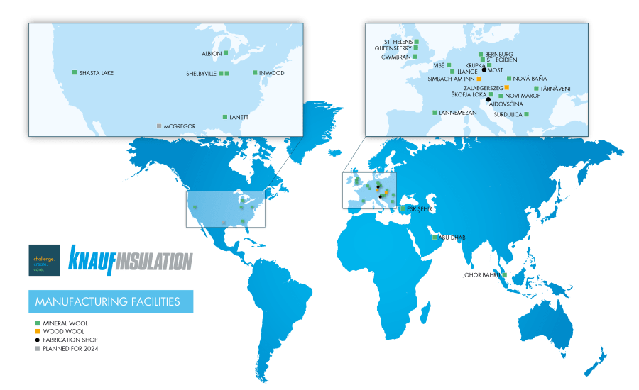 Knauf Insulation Global Map
