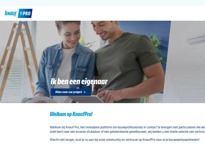 KnaufPro - Homepage - nl