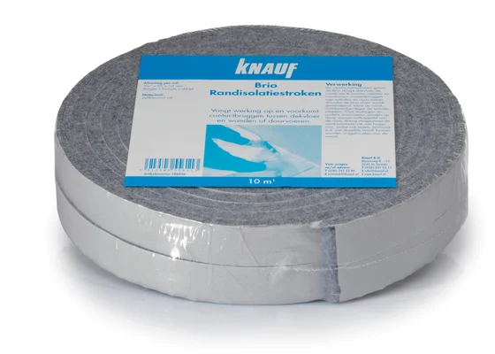 Knauf - Randisolatie zelfklevend vilt - Brio