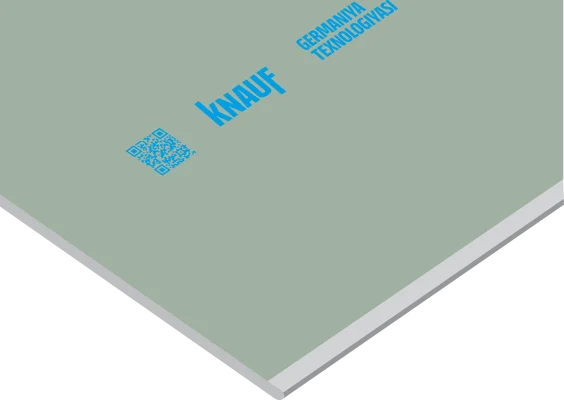 Knauf - Гипсокартонный КНАУФ-лист влагоогнестойкий ГСП-DFН2 (ГКЛВО) - KNAUF-qoplama GQP-H2