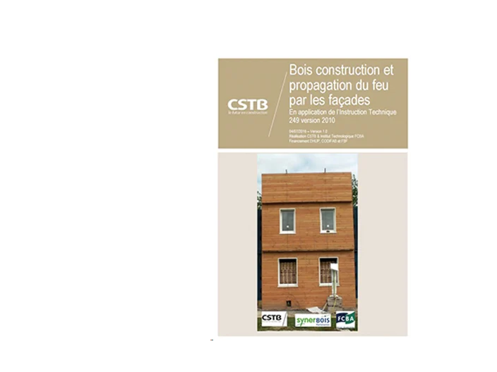 cstb cob facade feu aquapanel outdoor