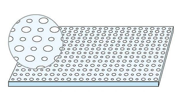 Knauf - Cleaneo Tape Board 12/20/66 R 12,5 - Cleaneo SK 12 20 66R Versetzte Rundlochung