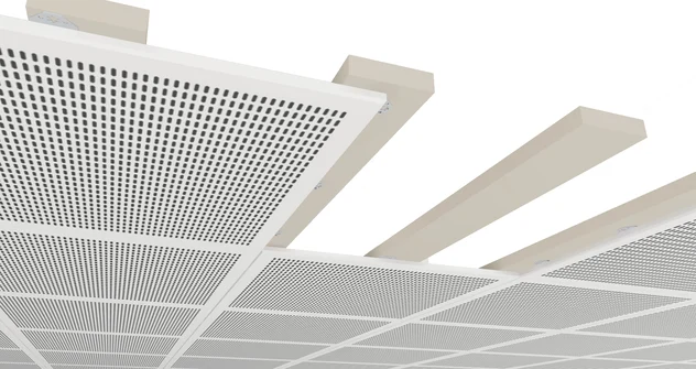 Knauf - Danopanel Micro 12.5 esimaalattu akustiikkalevy kattoon - Danopanel rendering