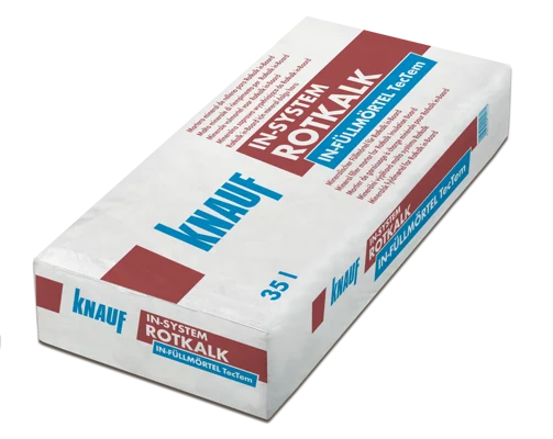 Knauf - Rotkalk in-Füllmörtel TecTem® - Rotkalk in-Füllmörtel TecTem®