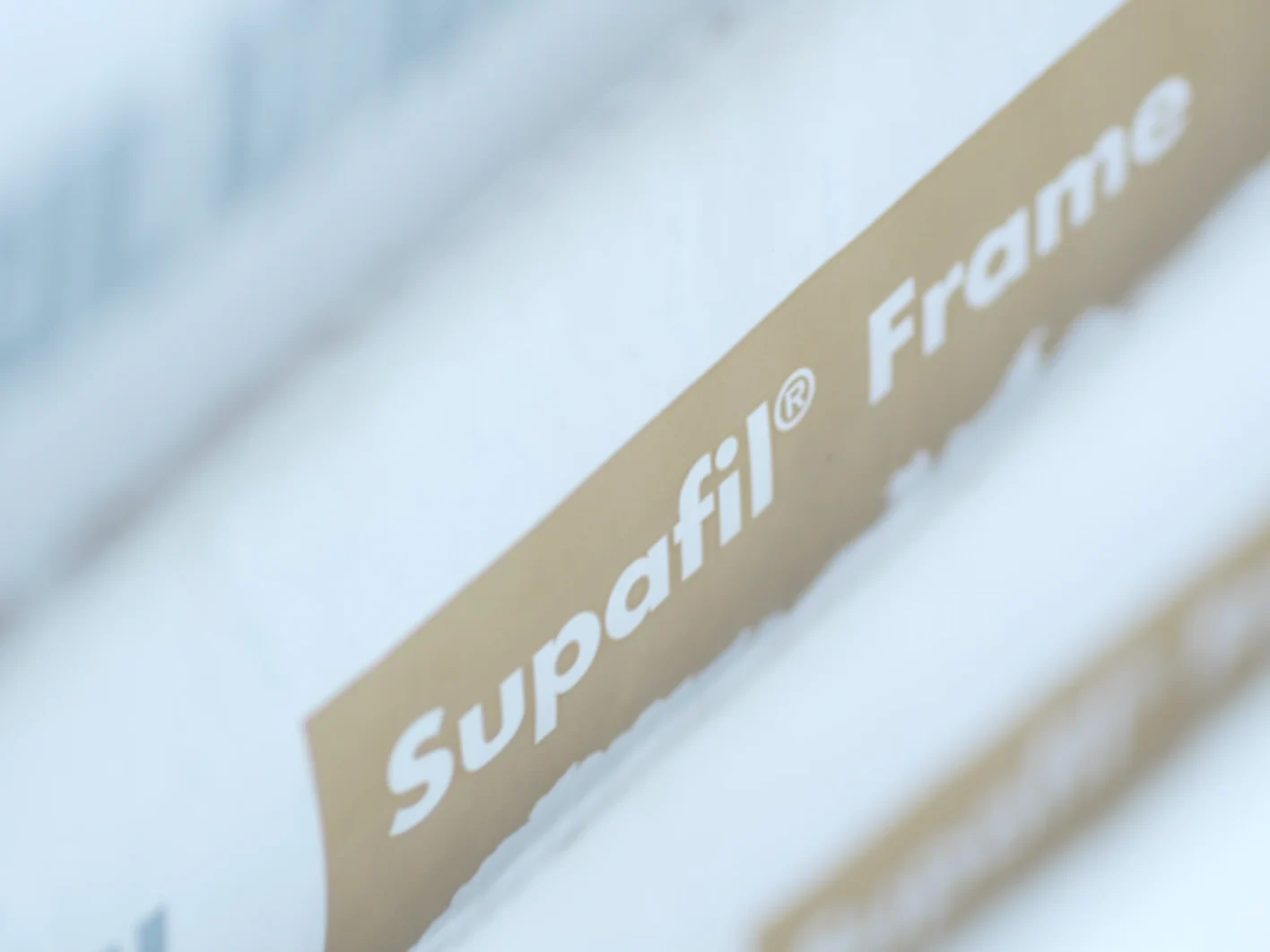 Supafil frame packaging