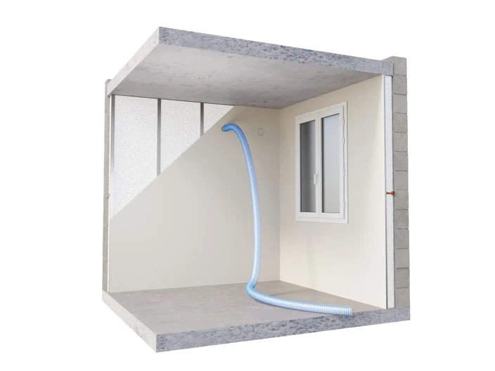 Application murs maçonnés Supafil Timber Frame