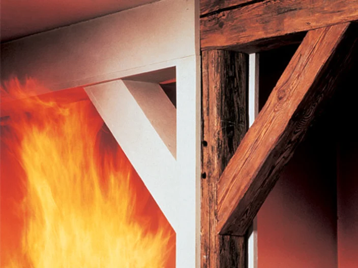 Placari de grinzi si stalpi cu placi Knauf Fireboard