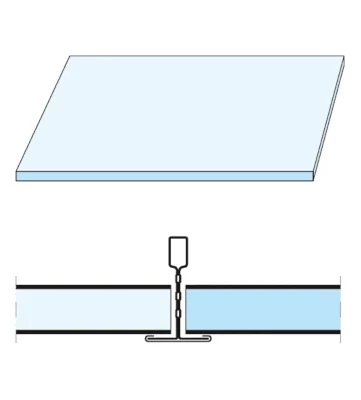 Knauf - Knauf Danoline Regula Plaza A T15/24 9.5 - Plaza Regula