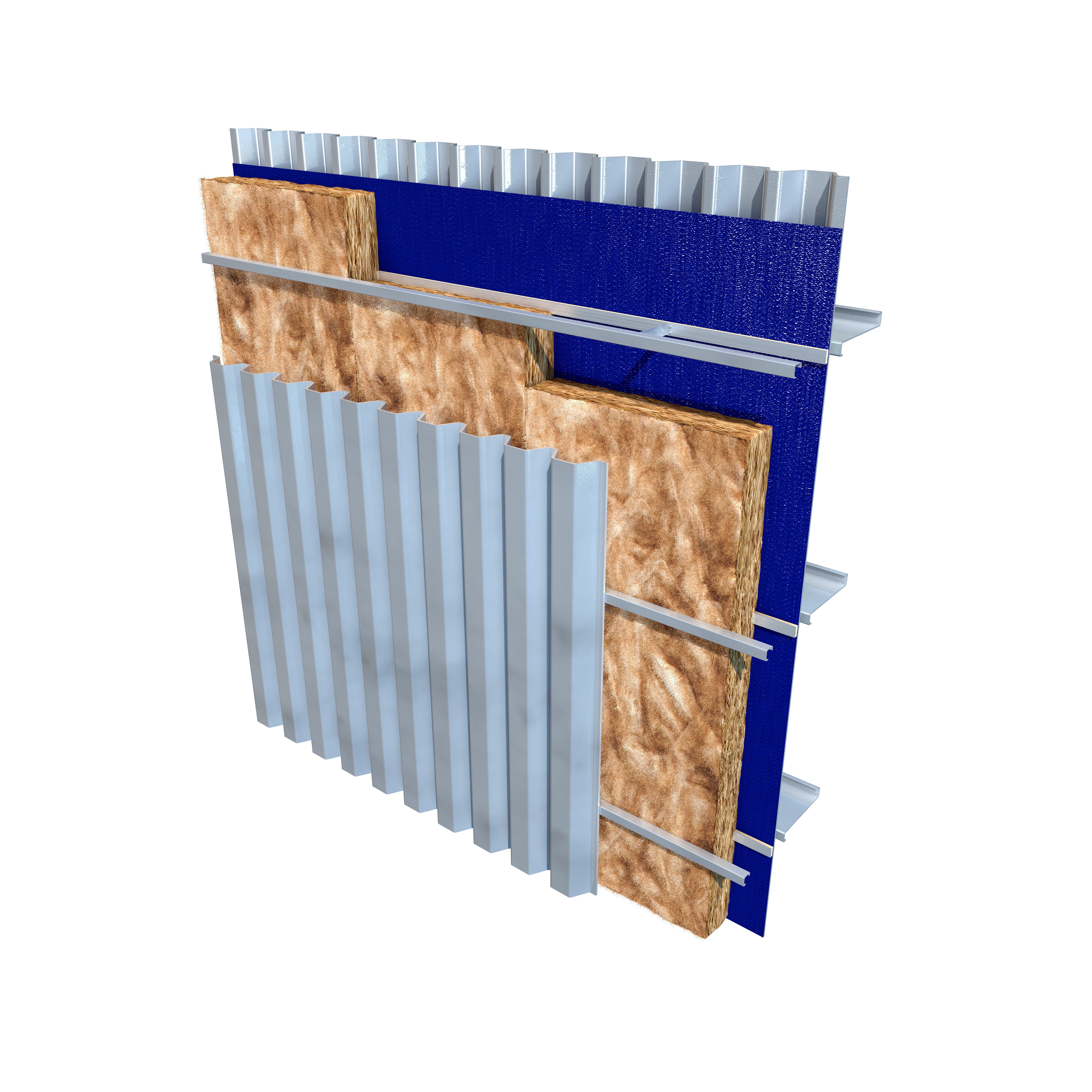 Knauf-Insulation-Built-up-metal-Wall-2