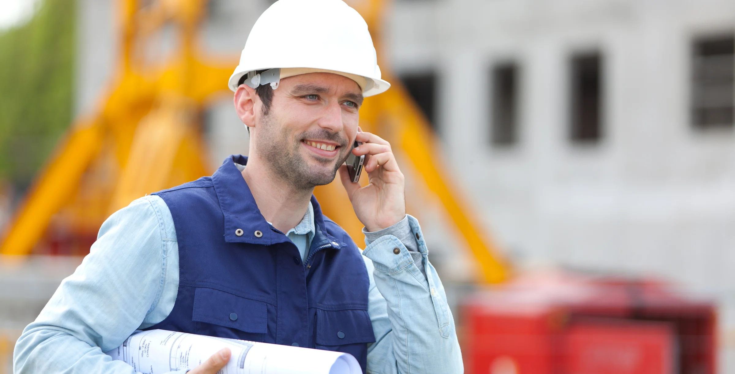 Worker on a construction site