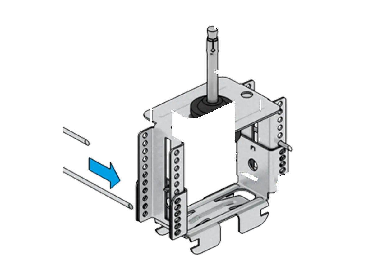 Knauf - Suspension directe acoustique prépliée réglable - Suspension directe acoustique prépliée réglable - Mise en oeuvre